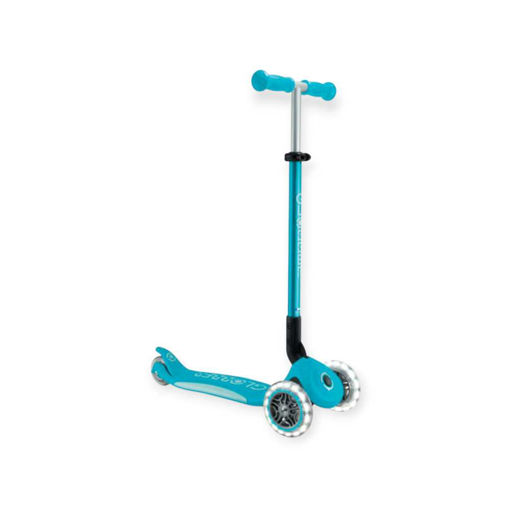 Picture of GLOBBER PRIMO FOLDABLE PLUS LIGHTS SCOOTER AQUA